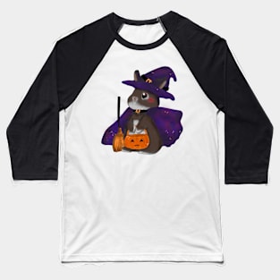 Little Rabbit WItch _ Treat or Trick _ Bunniesmee Halloween Edition Baseball T-Shirt